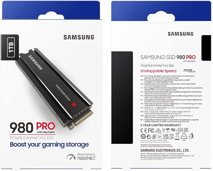 Samsung SSD 980 Pro with Heatsink 2TB 