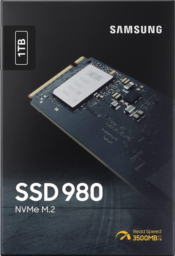 SAMSUNG 980 NVME PCle 3.0x4, M.2 2280 1TB