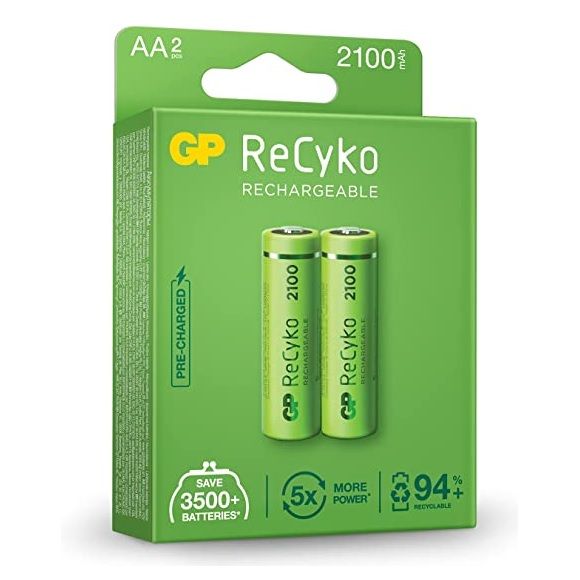 GP Rechargeable AA lithium batteries