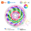 Tuya Wifi & IR RGB Smart led strip Light 5 m outdoor with 12v eu adapter PST-RGB05m