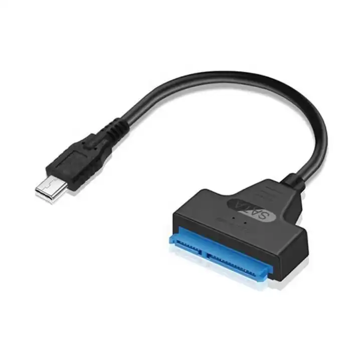 SATA to USB C Cable, USB C to SATA III Hard Drive Adapter Converter for 2.5 Inch SSD & HDD Data Transfer, Support UASP