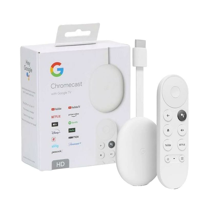 Chromecast HD with Google TV with Chromecast voice remote