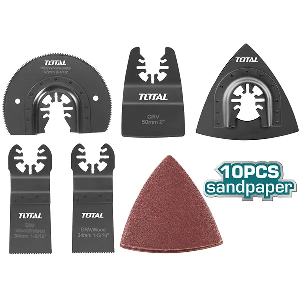 TOTAL Multi Tool Blade Set TAKTMT1502