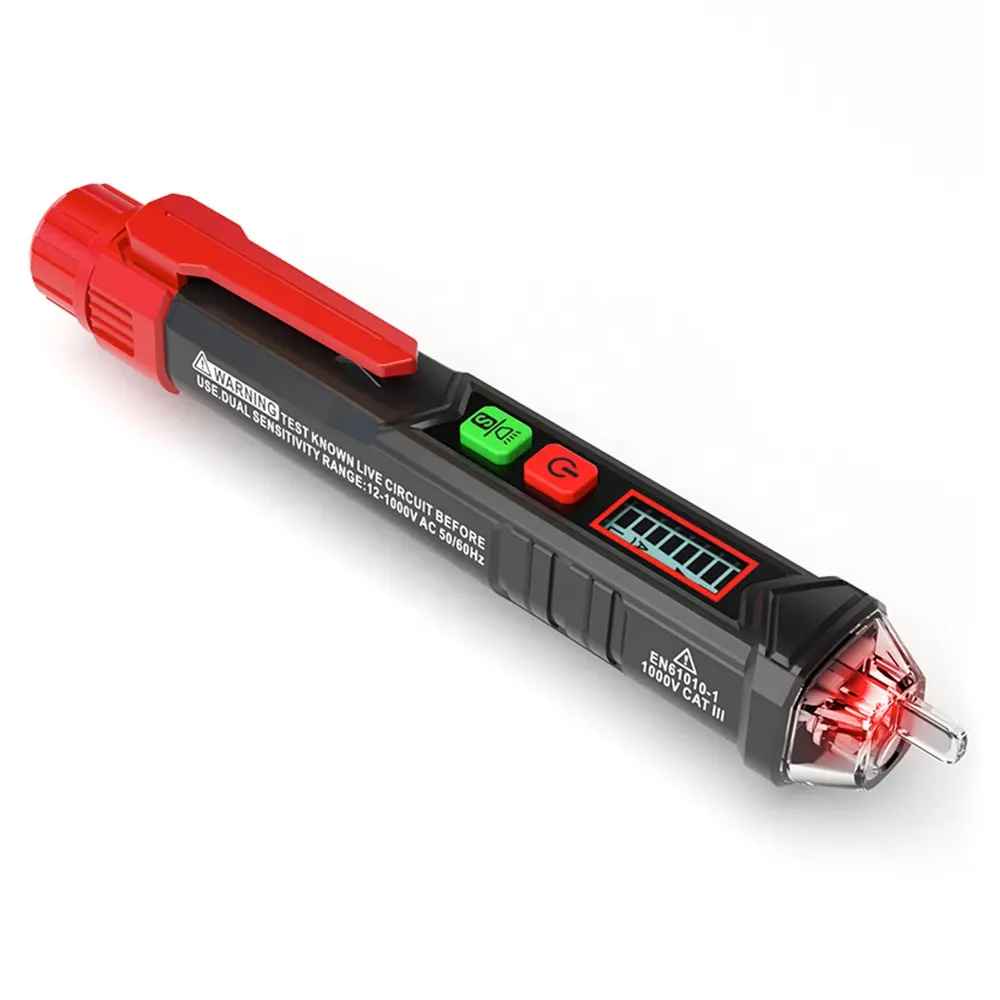 KAIWEETS HT100 AC Voltage Detector Non-contact Test Pencil 12-1000V 