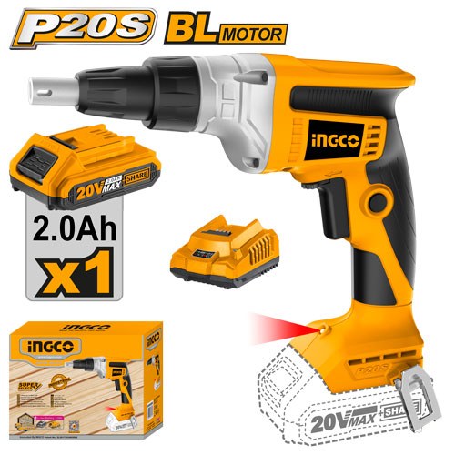 INGCO Lithium-Ion Drywall Screwdriver CDSLI204200
