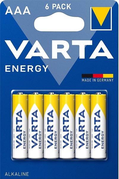 Varta Alkaline AAA Battery pack of 6