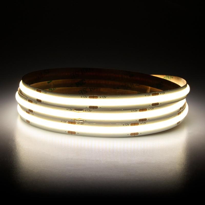 Pigozzo Led COB strip light 12V Natural Light (4000k) 10W/meter 5 Meter/Roll