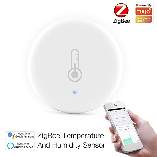 Tuya ZigBee thermometer hygrometer, smart Humidity Temperature Sensor with App Notification