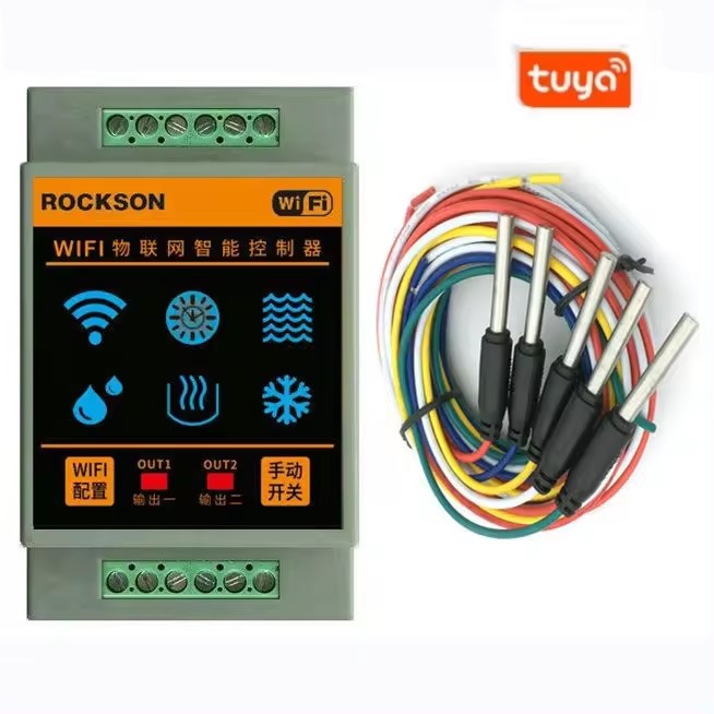 Tuya Wifi Controller Water level / Leak Sensor Water supply / pumping / drainage Level Controller wf96l
