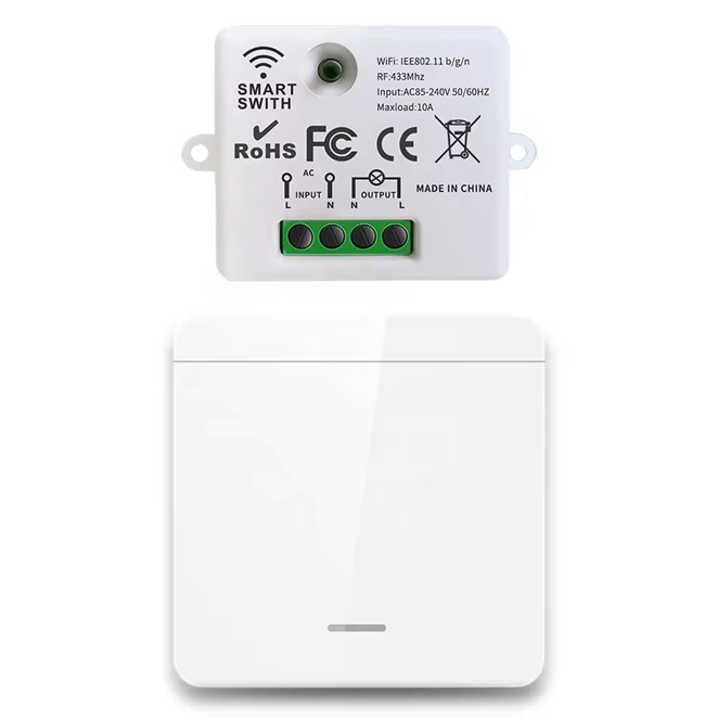 [SHT-1129] RF433 smart switch + controller 1 gang