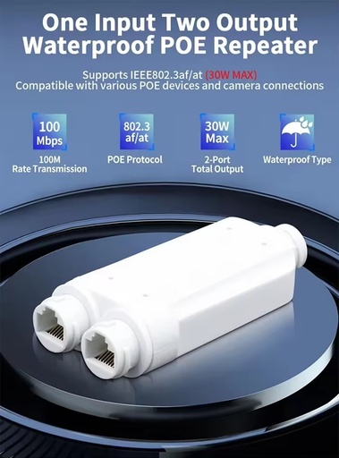 waterproof poe extender / repeater waterproof outdoor