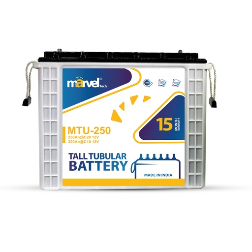 Marvel tubular battery 12v 250ah MTU-250 15MW
