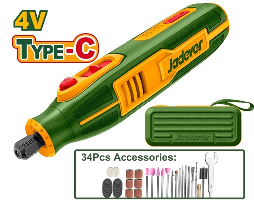 Jadever Cordless Grinder 4V Lithium-ion JDRYP1504