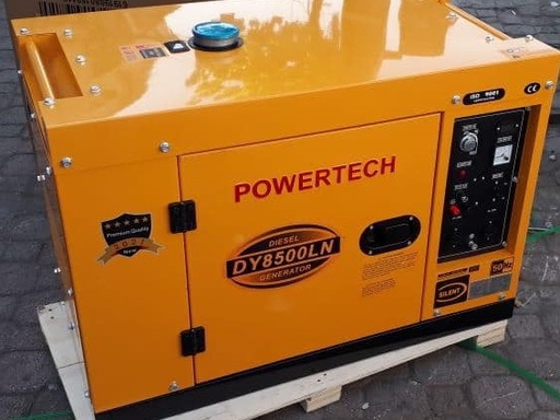 Powertech generator 7500va 5 kva 20 amps 60% silent 