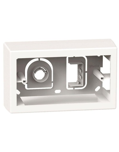 Arnocanali Module holder wall box Minikappa 4 Places White SPM504.3 for Meta Switches