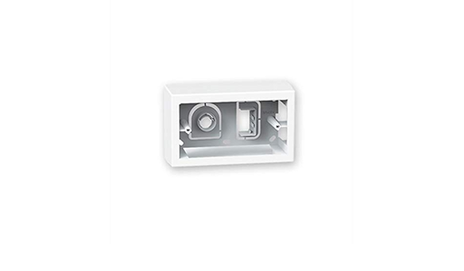Arnocanali Module holder wall box Minikappa 3 Places White SPM503.3 for Meta Switches