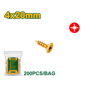JADEVER chipboard screw 4*20mm 200pcs/bag JDXS5921
