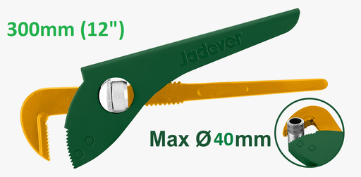JADEVER German type pipe wrench 12" 300mm JDPW4112