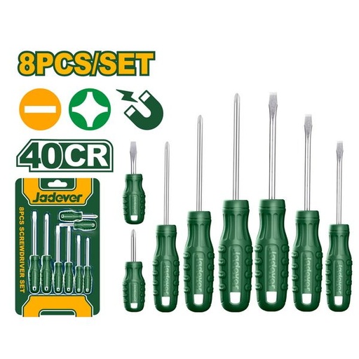 JADEVER 8 Pcs screwdriver set JDSS2408