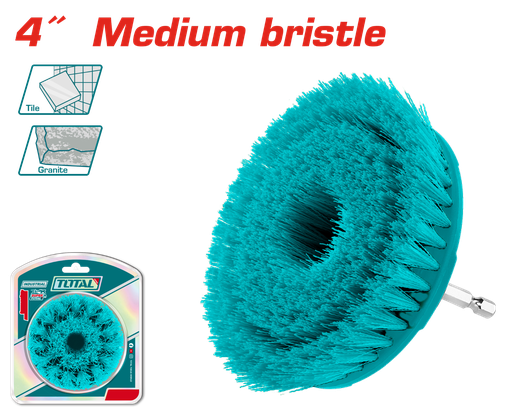 Total Medium bristle  Brush 4″ TACM1401 