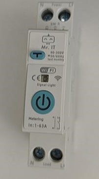 Tuya Smart Switch with Leakage  63A 1P+N Energy Meter Kwh with Voltage current Protection VA and Earth Leakage Breaker Switch