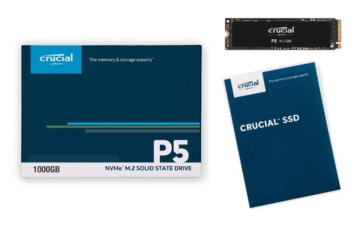 [ITT-1011] CRUCIAL P5 NVMe M.2 solid state drive 1000GB