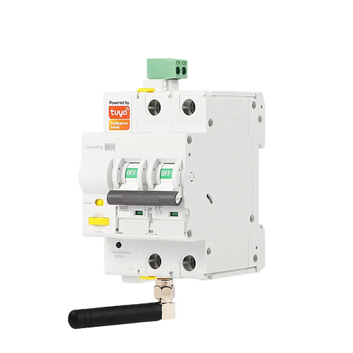 ETEK Tuya wifi circuit breaker 2P MCB EKM3-63SM 63A with external power supply
