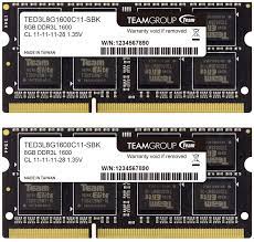 [ITT-1027] TEAM GROUP ELITRE DDR3 2 PCS TEC3L16G1600C11DC-S01