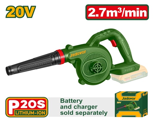 Jadever Cordless blower 20V JDBLP512 tool only