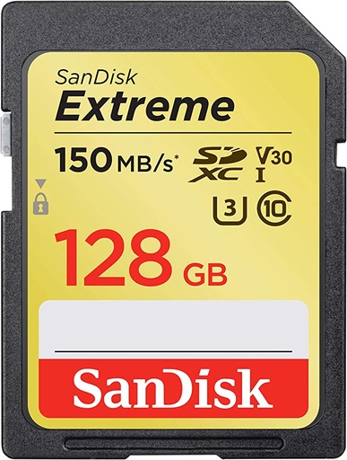 [ITT-1058] SANDISK Extreme SDXC UHS-I Card 128GB 4K SDSXV5-128GB-GNCIN