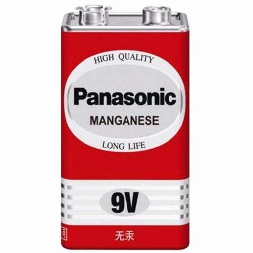 Battery Panasonic manganese 6F22ND 9v 
