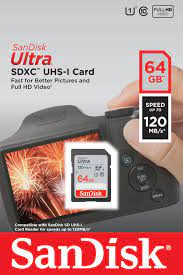 [ITT-1063] SANDISK ULTRA SDXC UHS-I card 64GB SDSDUN4-064G-GN61IN