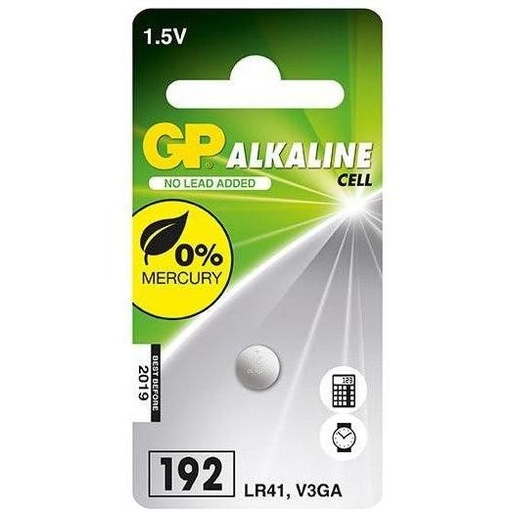 GP Alkaline cell battery LR41 V3GA