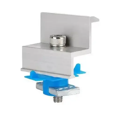 Solar Panel Bracket Clamps Module Clamp Solar Panel Holder for Mounting Rail