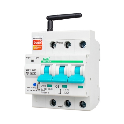 [SHT-1005] QJC TUYA WIFI MCB 3P BD1-100s 100A