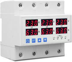 3 phase automatic over under voltage protector 3P 63A