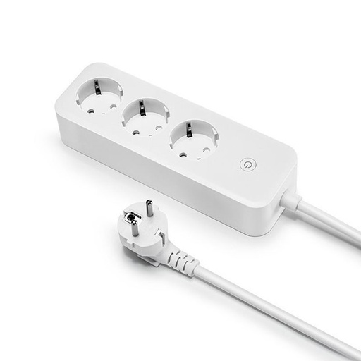 TUYA Smart Power Strip 3 sockets EU Schuko 16A cord 1.8m