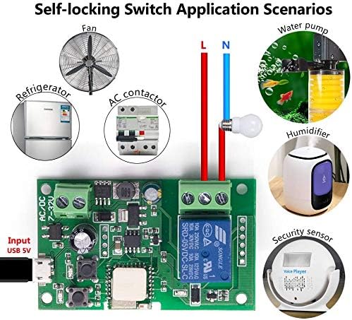 [SHT-1141] Tuya WIFI+RF Switch DC7-32V 1 Channel ST-DC1 with case PST-TYWB-CH