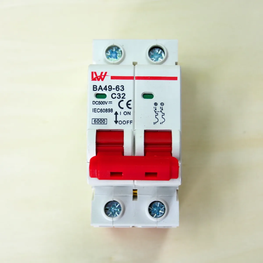 [2P 32A ELE-1104 V3] MCB LW 2P 32A BA49-63 circuit breaker DC