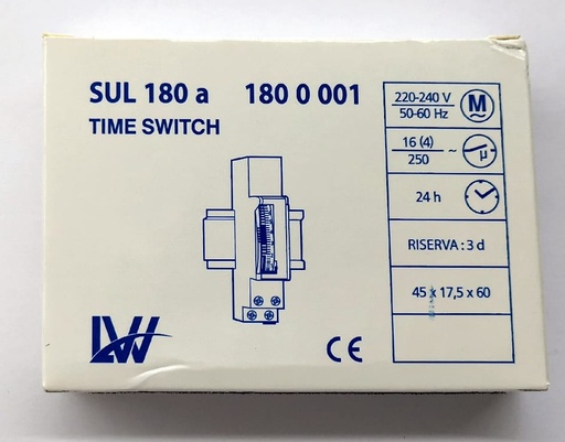 [ELE-1098 A-4-C] LW timer switch 1800001 mechanical 24hours din rail