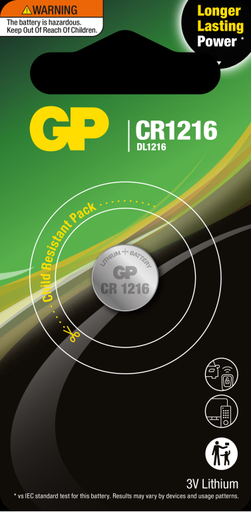 GP Lithium CR1216