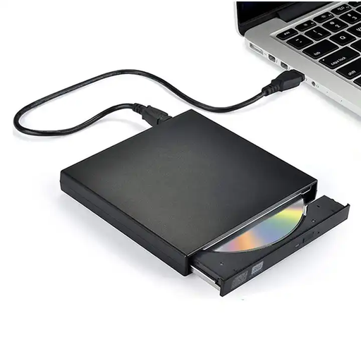 External CD DVD Drive, USB 2.0 Slim Portable External CD-RW Drive DVD-RW Burner Writer Player