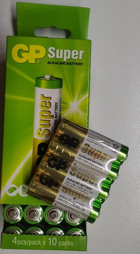 GP Super Alkaline AA pack of 4