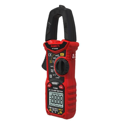 KAIWEETS HT206B Digital Clamp Meter for AC Current, AC/DC Voltage
