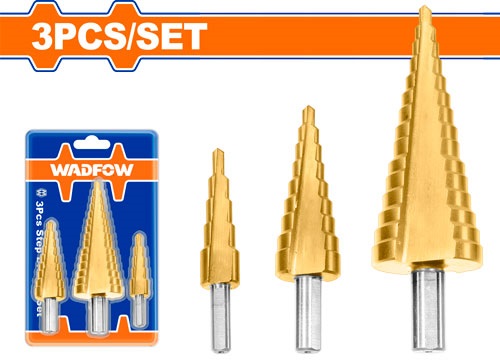 WADFOW 3PCS STEP DRILL BIT SET
WJD3401