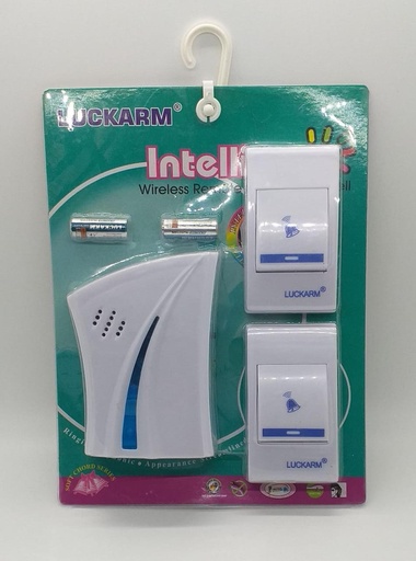 [000504] Luckarm Wireless remote control doorbell with 2 remote and 32 pieces of music