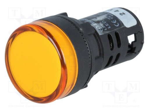 Hiquel indicator light 22.5mm 220V AC yellow