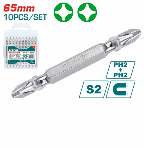 TOTAL IMPACT SCREWDRIVER BIT PH2 65mm TAC16PH233