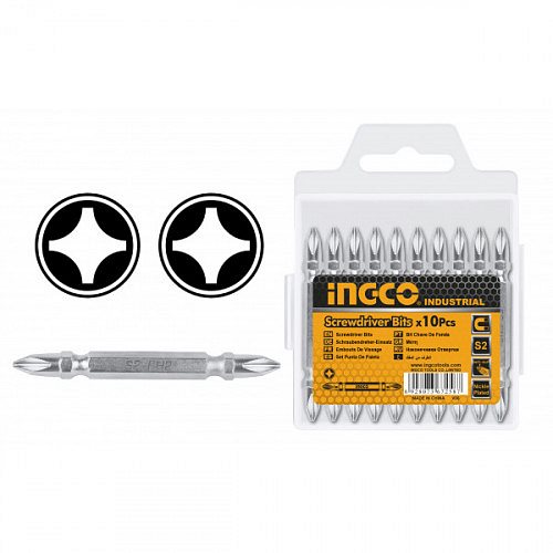 Ingco Screwdriver Bit PH2 Double 10pcs/pack SDB21PH223