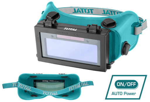 Total Auto Darkening Welding Goggles viewing area 90*35cm TSP9403